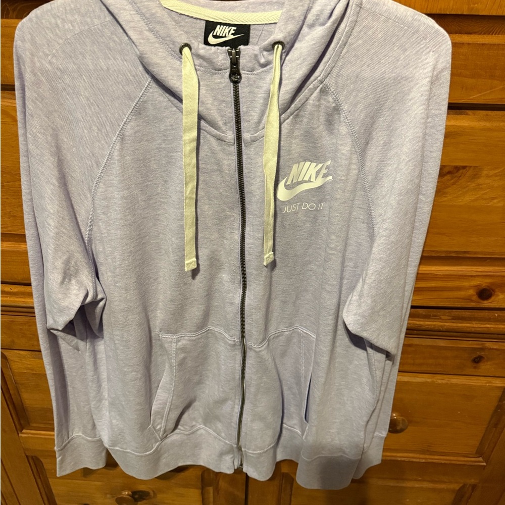Nike Lightweight Lavender Zip Hoodie